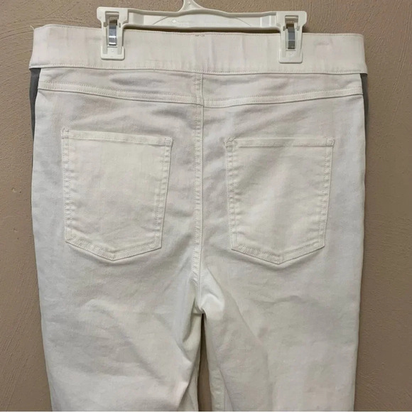 Spanx Side Stripe Distressed Skinny Jeans - Picture 9 of 13